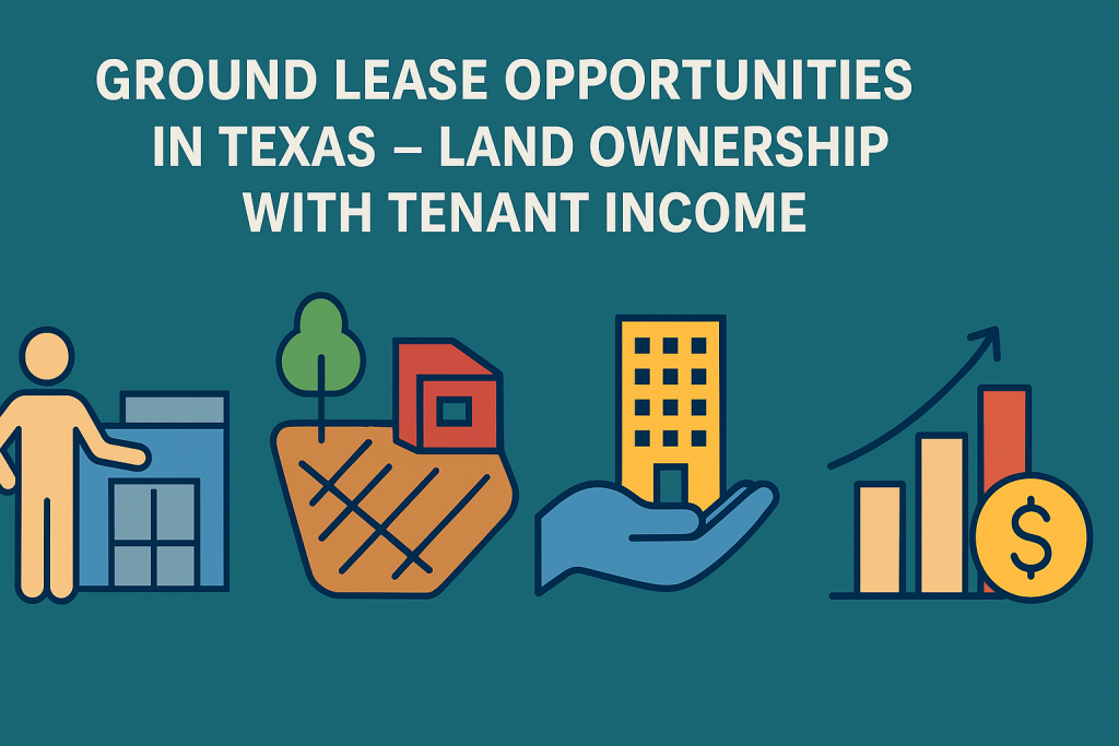 Texas ground lease, land lease investment TX, long term ground rent,Triplenet Investment group, 1031 exchanges, NNN Properties, NNN Investment