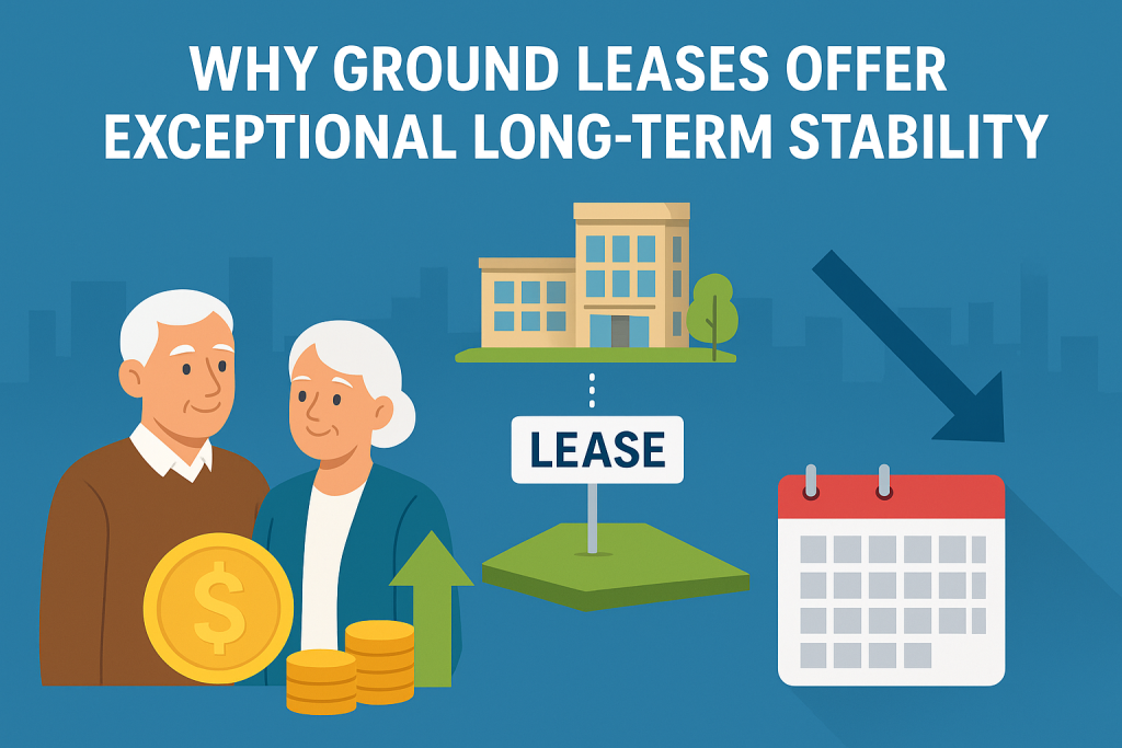 ground lease investment, land lease ROI, passive land income